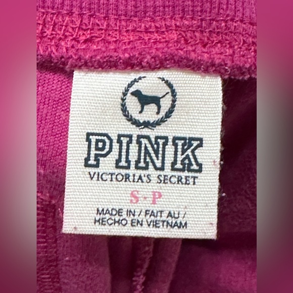 Victoria’s Secret Pink Violet purple velour sweat pants - Picture 3 of 8